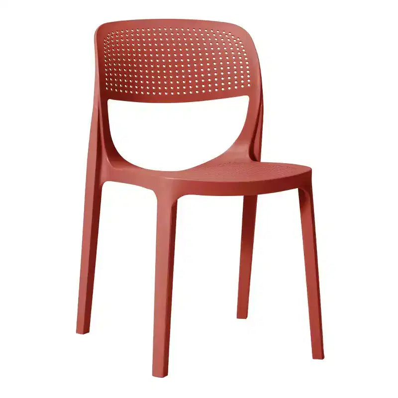 WestinTrends Playa Sedia da pranzo laterale moderna impilabile in resina plastica (set da 2)
