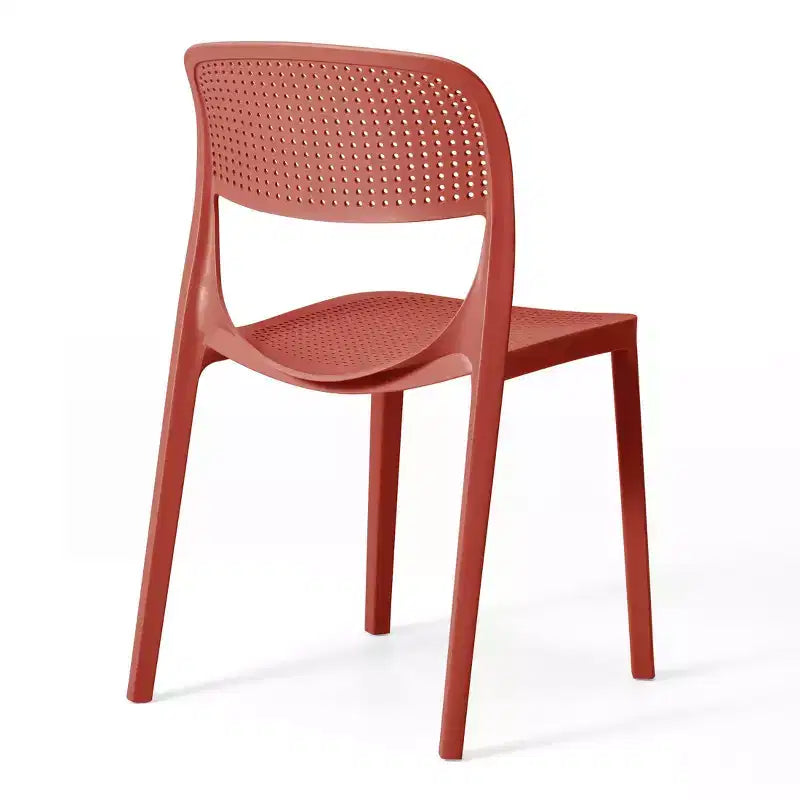 WestinTrends Playa Sedia da pranzo laterale moderna impilabile in resina plastica (set da 2)