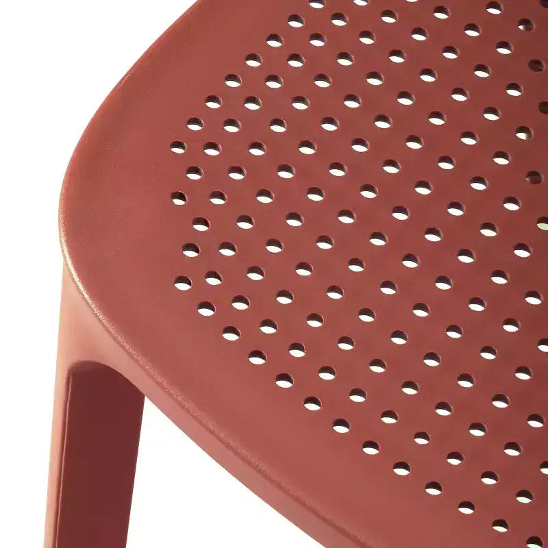 WestinTrends Playa Sedia da pranzo laterale moderna impilabile in resina plastica (set da 2)