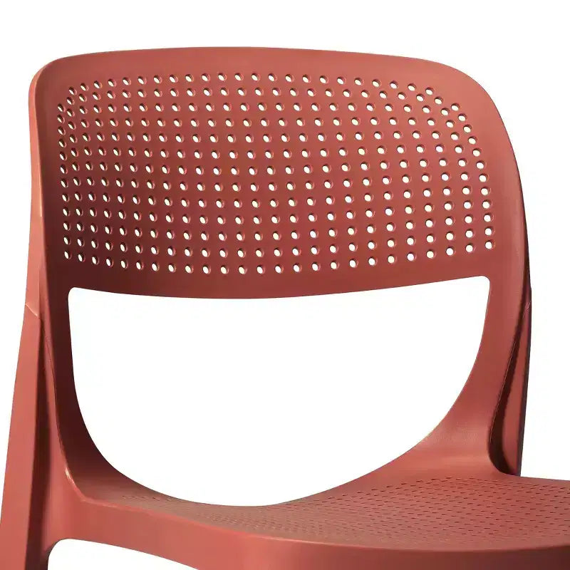 WestinTrends Playa Sedia da pranzo laterale moderna impilabile in resina plastica (set da 2)