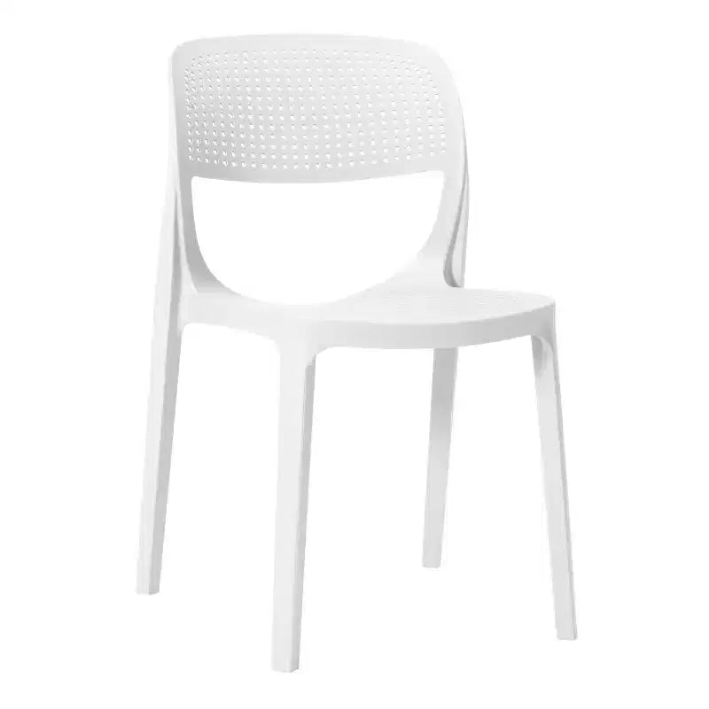 WestinTrends Playa Sedia da pranzo laterale moderna impilabile in resina plastica (set da 2)