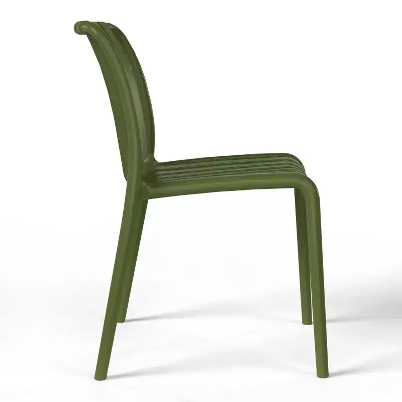 WestinTrends Playa Set Mobili da Balcone Bistro da Esterno a 3 Pezzi con Sedie Impilabili