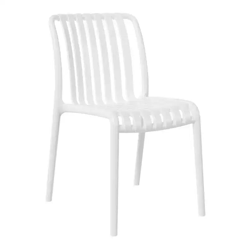 WestinTrends Playa Set Mobili da Balcone Bistro da Esterno a 3 Pezzi con Sedie Impilabili