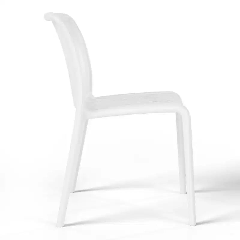 WestinTrends Playa Set Mobili da Balcone Bistro da Esterno a 3 Pezzi con Sedie Impilabili