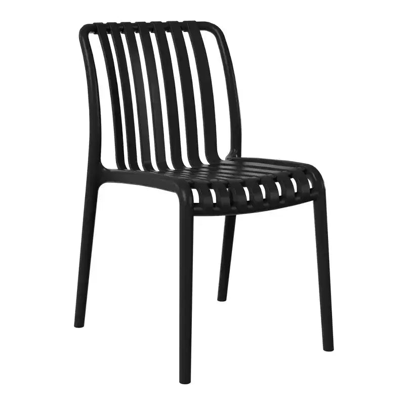 WestinTrends Playa Set Mobili da Balcone Bistro da Esterno a 3 Pezzi con Sedie Impilabili