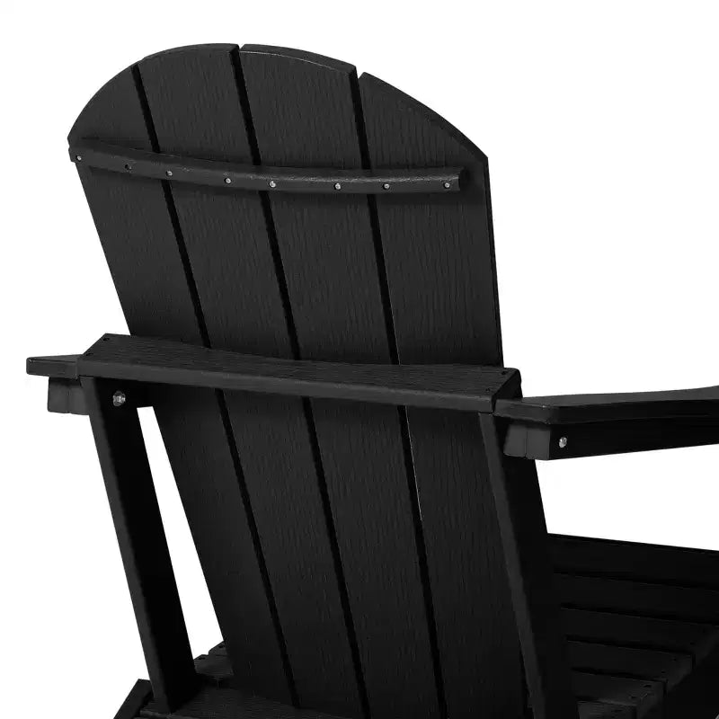 WestinTrends Nantucket Outdoor Patio HDPE Resin Adirondack Chair With Cup Holder and Phone Holder