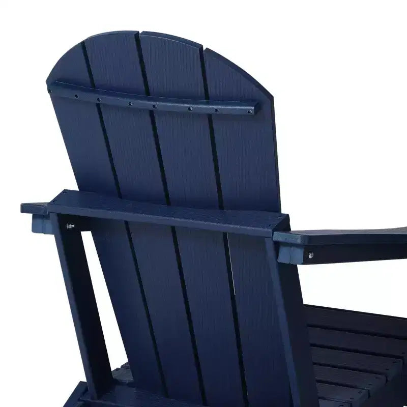 WestinTrends Nantucket Outdoor Patio HDPE Resin Adirondack Chair With Cup Holder and Phone Holder