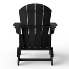 WestinTrends Nantucket Outdoor Patio HDPE Resin Adirondack Chair With Cup Holder and Phone Holder