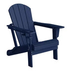 WestinTrends Nantucket Outdoor Patio HDPE Resin Folding Adirondack Chairs With Cup Holder and Phone Holder (Set of Four)