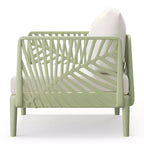 WestinTrends Playa Modern Outdoor Polypropylene Resin Deep Seating Patio Club Chair (Set of 2), Green