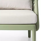 WestinTrends Playa Modern Outdoor Polypropylene Resin Deep Seating Patio Club Chair (Set of 2), Green