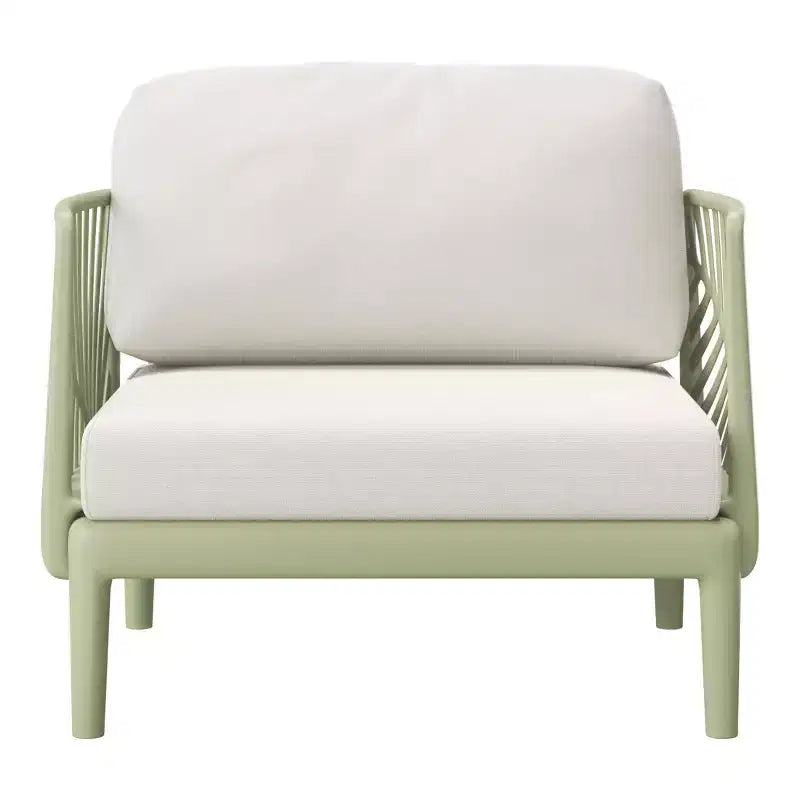 WestinTrends Playa Modern Outdoor Polypropylene Resin Deep Seating Patio Club Chair (Set of 2), Green