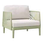 WestinTrends Playa Modern Outdoor Polypropylene Resin Deep Seating Patio Club Chair, Green