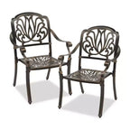 Karl Home | Metal Stackable Patio Dining Armchair
