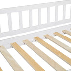 Whisen Twin Over Full Bunk Bed with Slide, House Bed with Slide