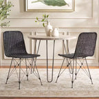 Sedia da pranzo Minerva in tessuto (set di 2) - DCH6508 - Safavieh