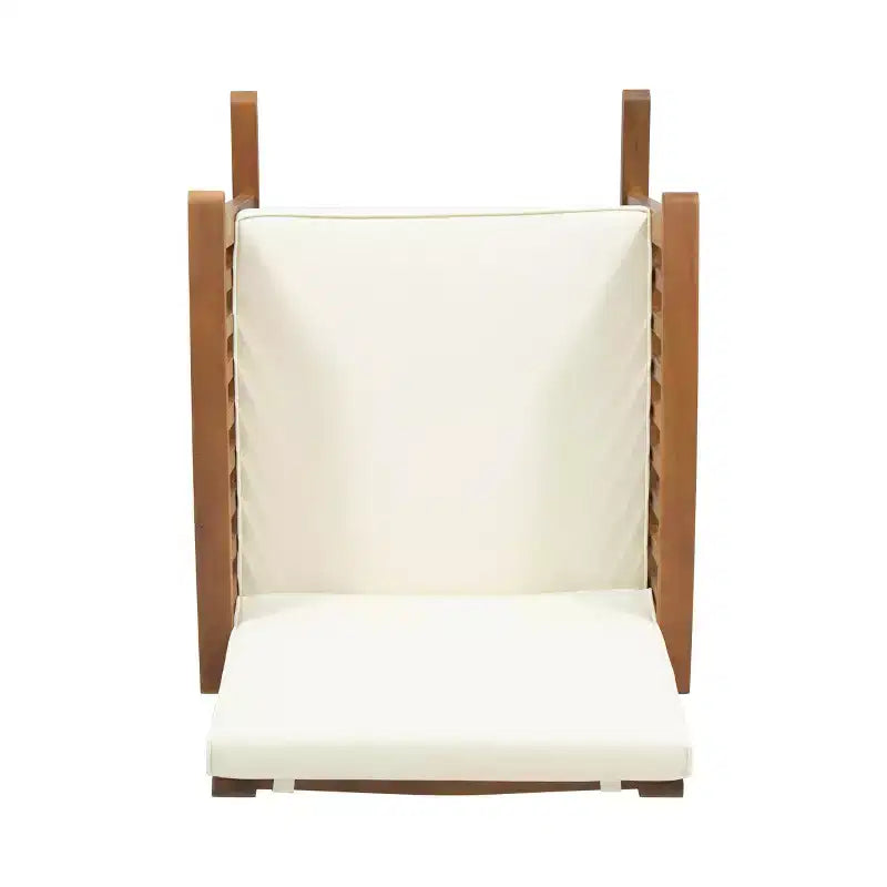 Christopher Knight Home Casa poltrona a dondolo da esterno in legno di acacia con cuscino