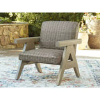 Signature Design by Ashley Haven Retreat, sedia a dondolo reclinabile con telaio antiruggine e cuscino in schiuma, beige
