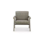 Signature Design by Ashley Haven Retreat, sedia a dondolo reclinabile con telaio antiruggine e cuscino in schiuma, beige