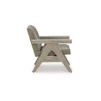 Signature Design by Ashley Haven Retreat, sedia a dondolo reclinabile con telaio antiruggine e cuscino in schiuma, beige