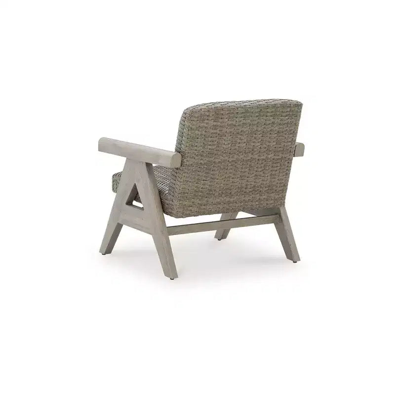 Signature Design by Ashley Haven Retreat, sedia a dondolo reclinabile con telaio antiruggine e cuscino in schiuma, beige