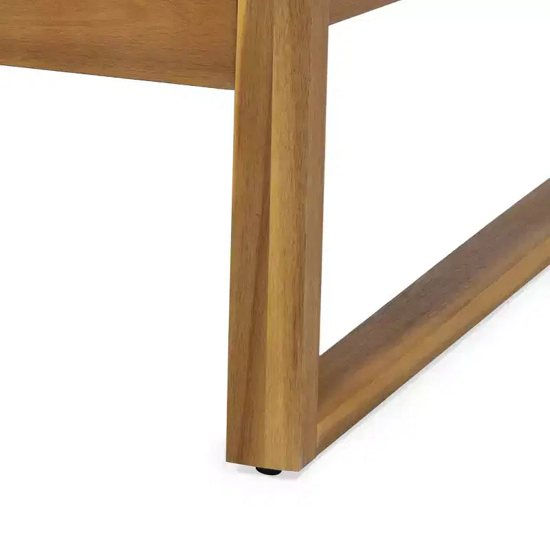 Poltrona da esterno Christopher Knight Home Samwell in legno di acacia con cuscino