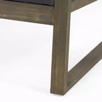Poltrona da esterno Christopher Knight Home Samwell in legno di acacia con cuscino