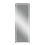 67x28 Classic Arch-Top Full-Body Mirror, White Wood Framed Weather Full-Length Vanity Mirror for Bathroom, Bedroom Entryway, Living/Dressing Room