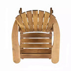 Christopher Knight Home Hermes Outdoor Acacia Wood 5 Piece Adirondack Rocking Chair and Fire Pit Set