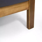 Christopher Knight Home Laurel Outdoor Acacia Wood and Rope Club Chair with Cushions