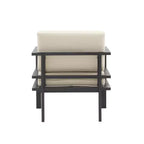 Christopher Knight Home Adair Modern Outdoor Aluminum Upholstered Club Chair, Beige