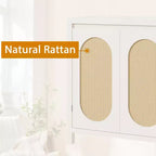 Credenza moderna con ripiano regolabile, ante in vetro, piccolo mobile console con contenitore, per soggiorno, sala da pranzo