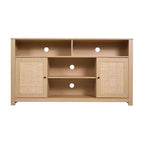 Flash Furniture Malaki Mid-Century Modern Buffet Sideboard with 2 Soft Close Doors and Adjustable Center Shelf, TV Stand for up to 65 TV's