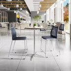 Flash Furniture 3 Pack Hercules Stackable Counter Stool with Air-Vent Back and Powder Coated Sled Base