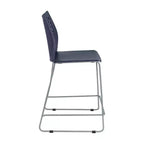Flash Furniture 3 Pack Hercules Stackable Counter Stool with Air-Vent Back and Powder Coated Sled Base