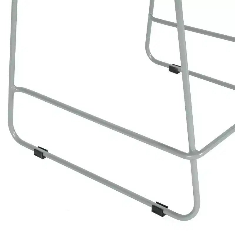 Flash Furniture 3 Pack Hercules Stackable Counter Stool with Air-Vent Back and Powder Coated Sled Base