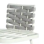 Christopher Knight Home Barbara sedie a sdraio moderne da esterno in metallo e corda (set da 2)