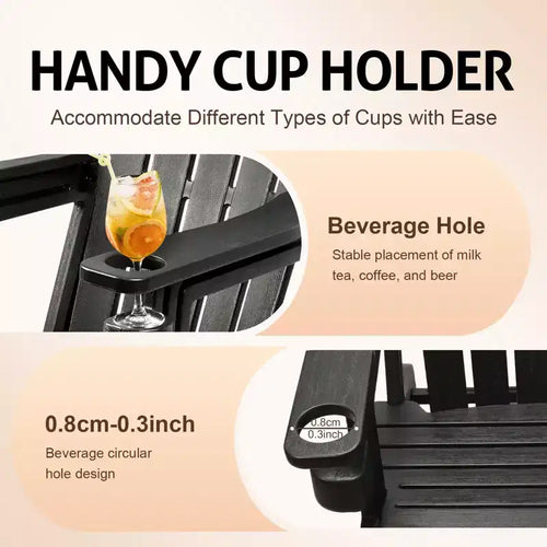 Sedie Adirondack - HDPE Resistente alle Intemperie