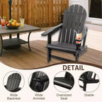 Adirondack Chairs - HDPE Weather Resistant