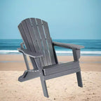 Sedia Adirondack Pieghevole - HDPE Sovradimensionata, Resistente alle Intemperie, Sedia da Esterno per Focolare, Adatta per Patio, Veranda, Terrazza, Giardino