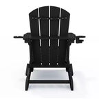 Hyleory 3-Level Adjustable Patio Accent Chair with Retractable Ottoman, Cup & Phone Holders