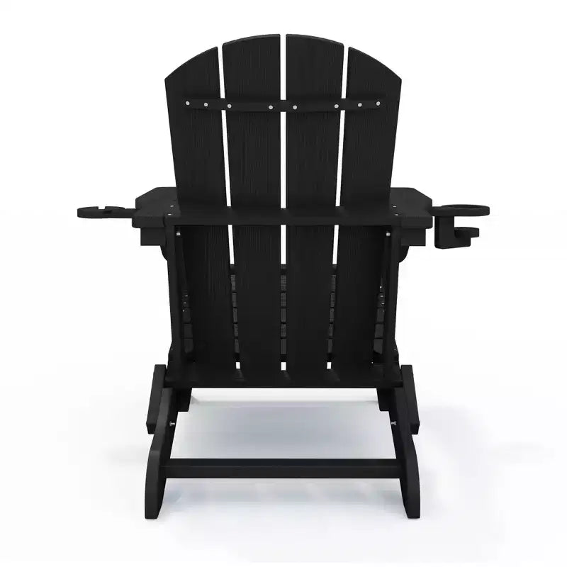 Hyleory 3-Level Adjustable Patio Accent Chair with Retractable Ottoman, Cup & Phone Holders