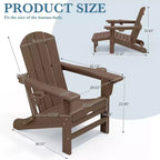 Hyleory 3-Level Adjustable Patio Accent Chair with Retractable Ottoman, Cup & Phone Holders