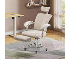GALAXHERO Ergonomic High Back Office Chair with Footrest Big and Tall Adjustable Desk Chair Reclining with Lumbar Support SGS Class 4 Gas Lift
