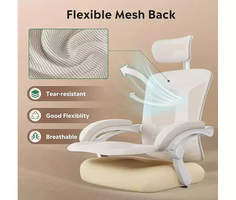 GALAXHERO Ergonomic High Back Office Chair with Footrest Big and Tall Adjustable Desk Chair Reclining with Lumbar Support SGS Class 4 Gas Lift