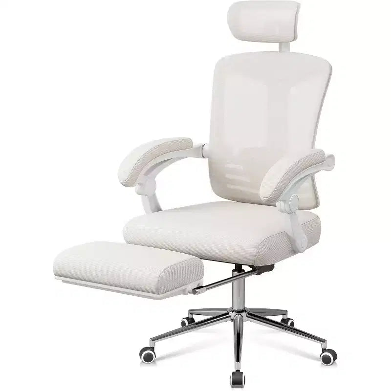 GALAXHERO Sedia da Ufficio Ergonomica con Schienale Alto e Poggiapiedi, Sedia da Scrivania Grande e Alta Reclinabile e Regolabile con Supporto Lombare, Pistone a Gas SGS Classe 4