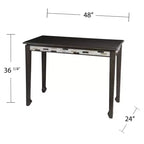 Tavolo alto Hadersley - Marrone - SEI