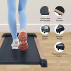 Tapis Roulant Inclinabile Portatile Compatto Sottoscrivania NAYSAYE per Casa Ufficio, Nero e Grigio, 45.7*19.1*4.2