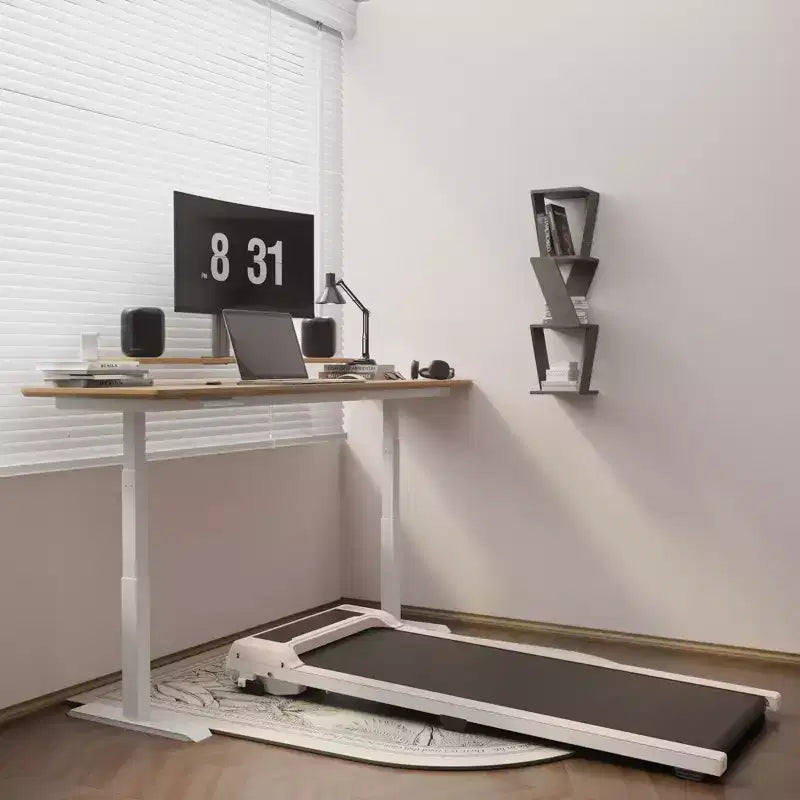 NAYSAYE Treadmill with Compact Design Supports 242lbs Capacity for Home Office Fitness, Pink, 49.2*20.47*4.92