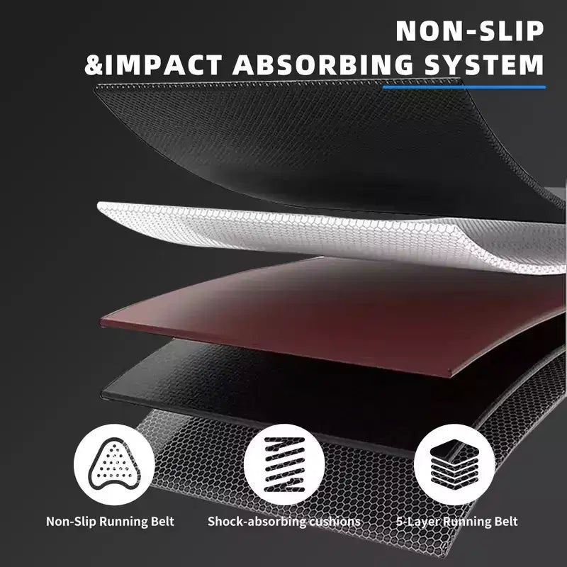 NAYSAYE Tapis Roulant Compatto, Capacità di 125 kg, Ideale per l'Allenamento in Casa o in Ufficio, Bianco, 47.2*20.9*4.9